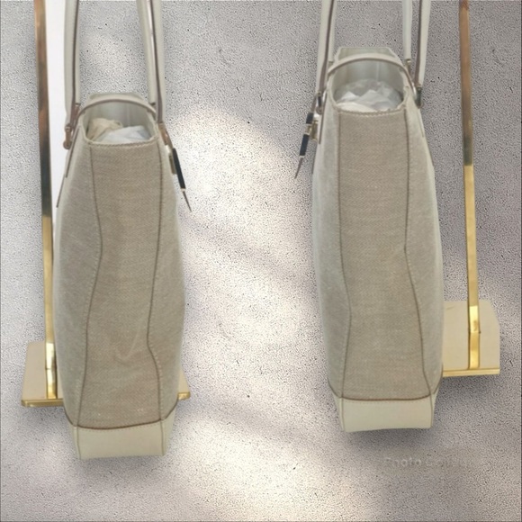 Gucci Square G Tote Bag Tom Ford Era Double Handle G Logo Canvas EUC - Picture 6 of 14